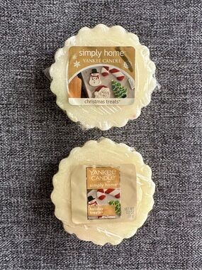 NEW Yankee Candle Wax Potpourri Tart Melts Christmas Holiday Treats SEALED